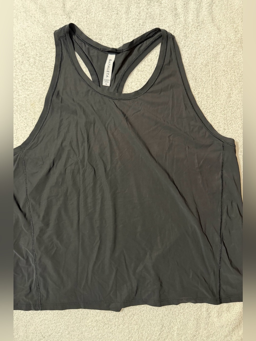 Athleta Ultimate Train Racerback Active Tank Top 530586 Modest Plus Size Curvy